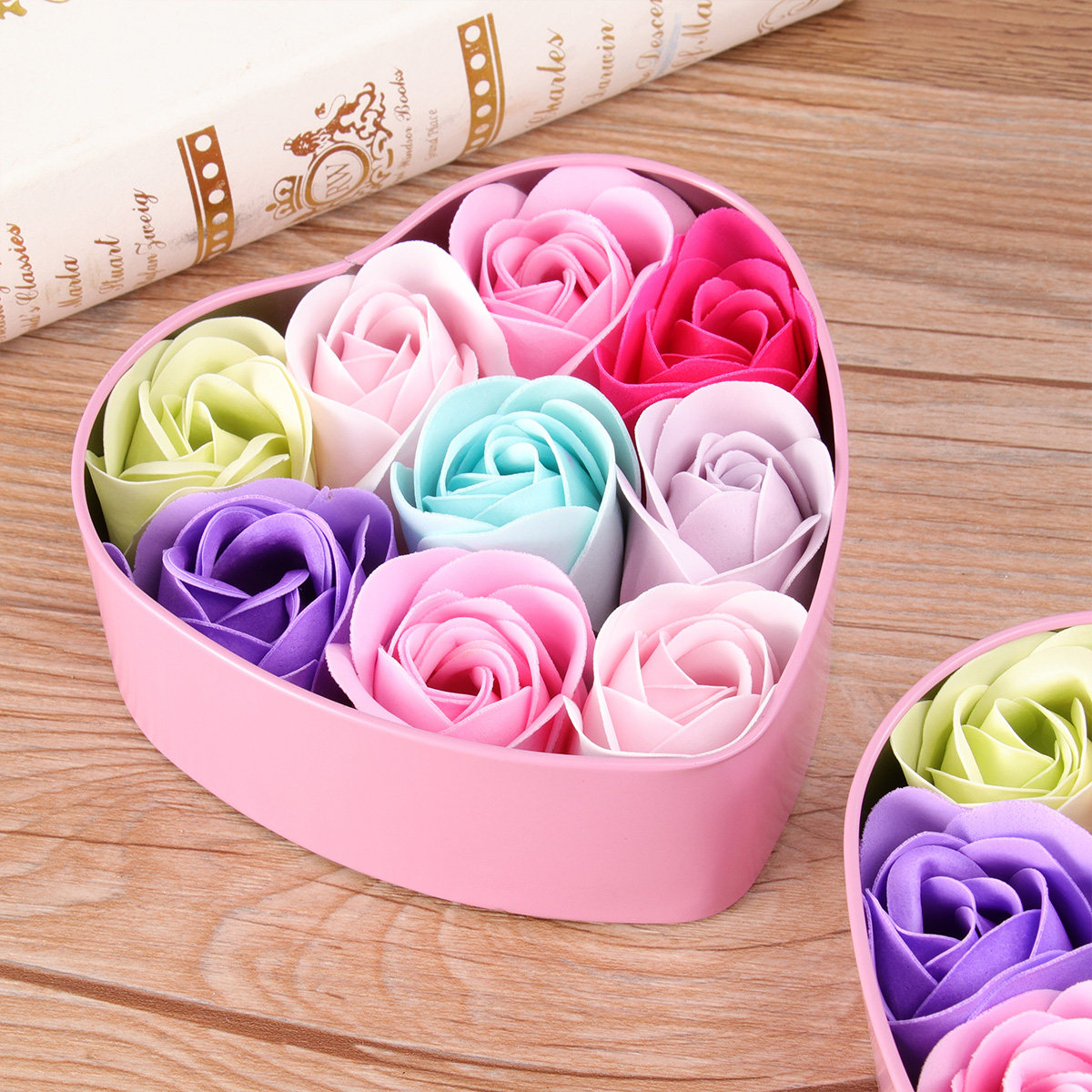 Luxury Skincare Gift Set - Rose Soap Flower Soap Set in