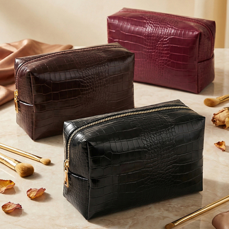Luxury Skincare Design - New Stone Pattern Makeup Bag for