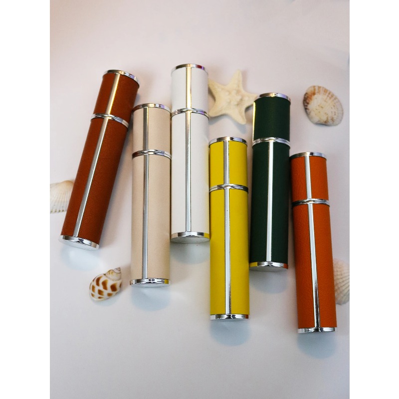 Luxury Leather Wrapped 10ml Gl - đánh giá và giá Luxury Skincare Bottles