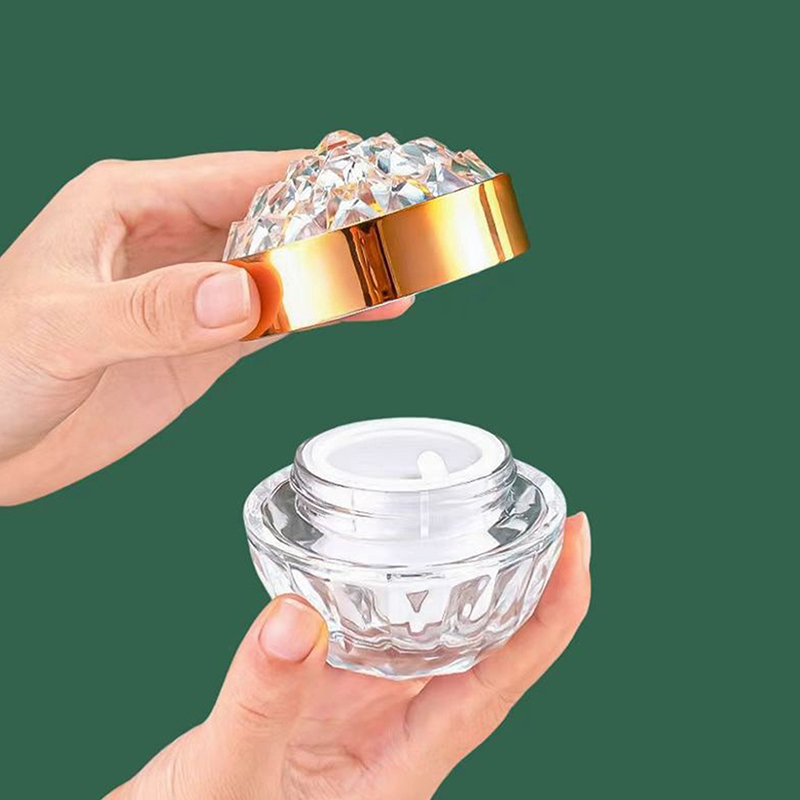 Luxury Diamond 50g Glass Face  - đánh giá và giá Luxury Skincare Bottles