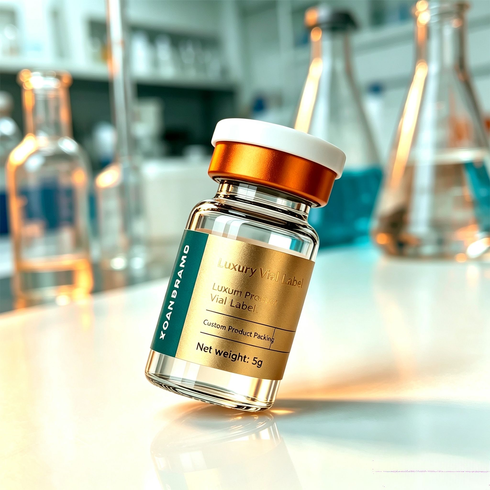 Waterproof HD Vinyl Self Adhes - đánh giá và giá Luxury Skincare Bottles