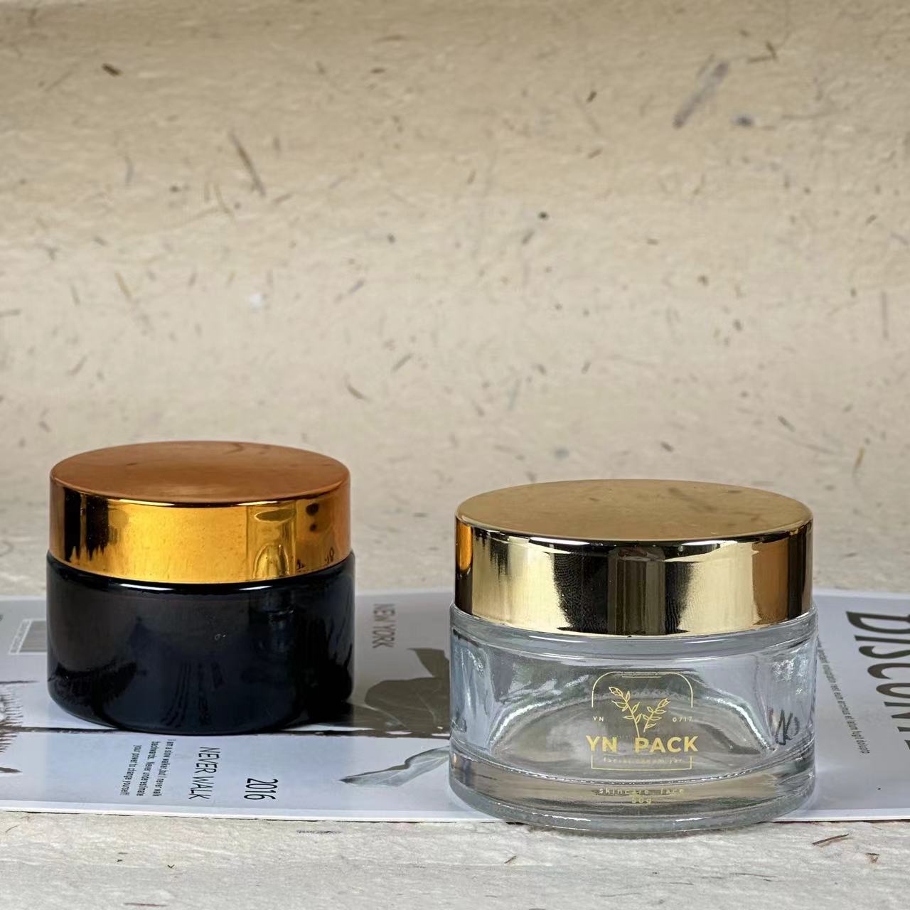 luxury glass jar Wholesa frost - đánh giá và giá Luxury Skincare Bottles
