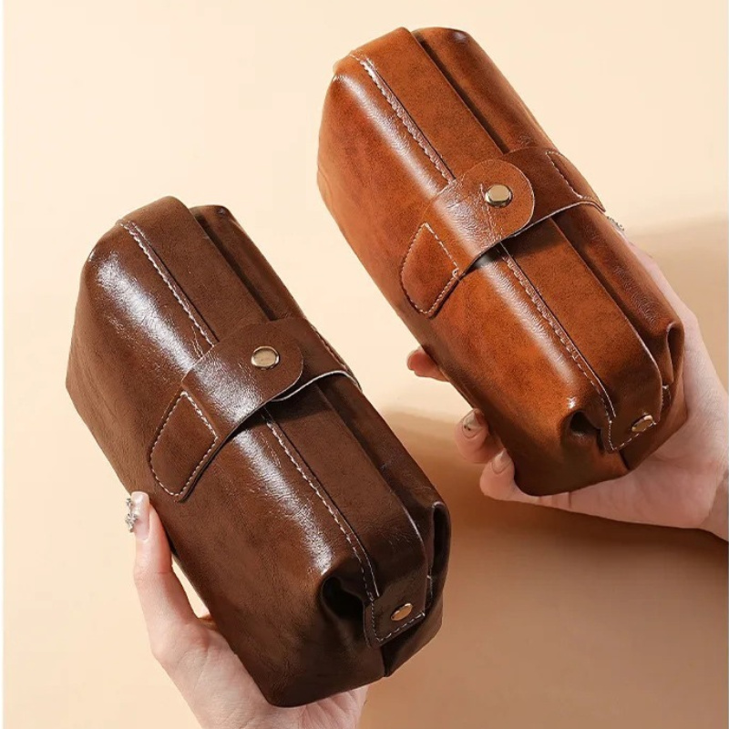 Vintage PU Leather Luxury Cosm - đánh giá và giá Luxury Skincare Accessories