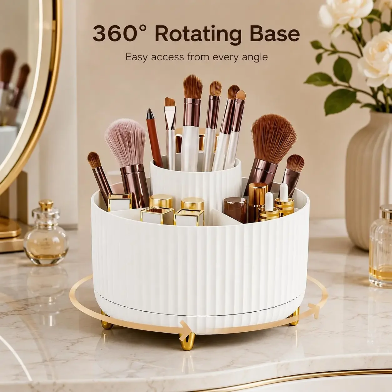 360 Rotating Makeup Organizer  - đánh giá và giá Luxury Skincare & Spa Photos