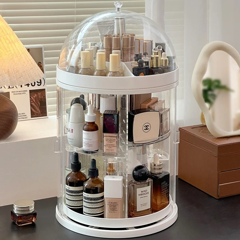 Rotating Acrylic Cosmetic Orga - đánh giá và giá Luxury Skincare Design